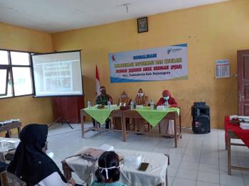 TMMD 110 Tambakrejo, Bersama Dinkes Bojonegoro Sosialisasikan Jajanan Anak